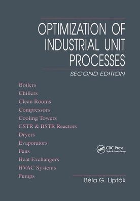 Cover for Bela G. Liptak · Optimization of Industrial Unit Processes (Pocketbok) (2019)