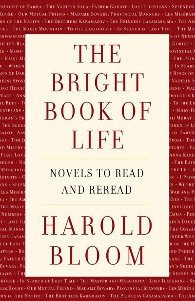 Cover for Harold Bloom · The Bright Book of Life: Novels to Read and Reread (Gebundenes Buch) (2020)