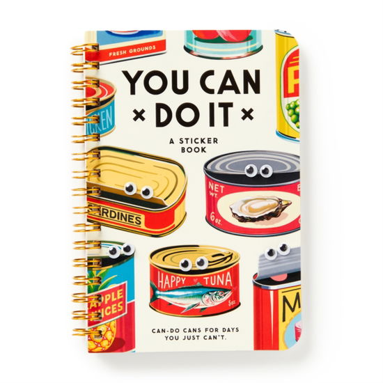 You Can Do It Googly Sticker Book - Brass Monkey - Książki - Galison - 9780735384262 - 27 lutego 2025