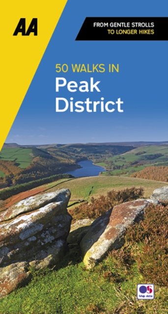 Cover for 50 Walks in Peak District - AA 50 Walks (Pocketbok) [New edition] (2023)
