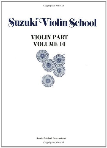Suzuki violin 10 - Alfred Publishing Staff - Books - Notfabriken - 9780874872262 - May 1, 1995