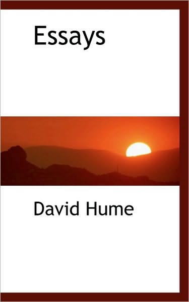 Cover for Hume, David (Burapha University Thailand) · Essays (Paperback Book) (2009)