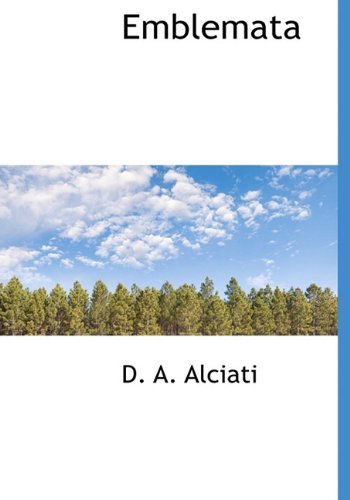 Cover for D A Alciati · Emblemata (Hardcover Book) [Latin edition] (2009)