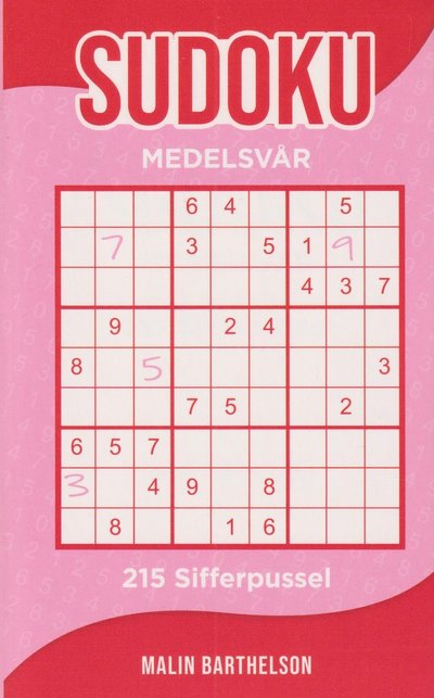 Sudoku Medelsvår -  - Kirjat - Barthelson Förlag - 9781398892262 - torstai 4. toukokuuta 2023