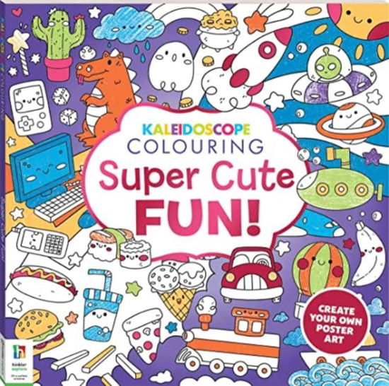 Cover for Hinkler Pty Ltd · Kaleidoscope Colouring: Super Cute Fun - Square Colouring (Paperback Book) (2021)