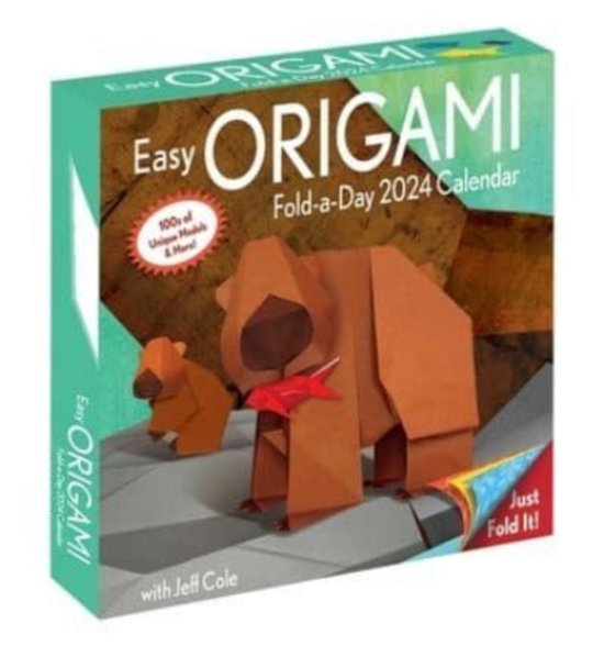 Easy Origami 2024 Fold-A-Day Calendar - Jeff Cole - Merchandise - Andrews McMeel Publishing - 9781524880262 - 5. september 2023