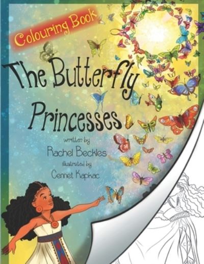 Cover for Rachel Beckles · The Butterfly Princesses Colouring Book (Paperback Book) (2016)