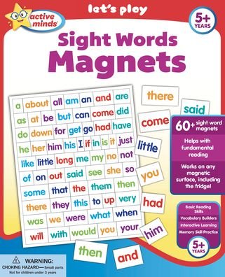 Cover for Sequoia Children's Publishing · Active Minds Sight Words Magnets (Hardcover Book) (2018)