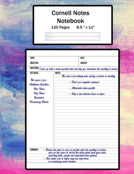 Cover for Cricket Creek Creatives · Cornell Notes Notebook (Paperback Book) (2018)