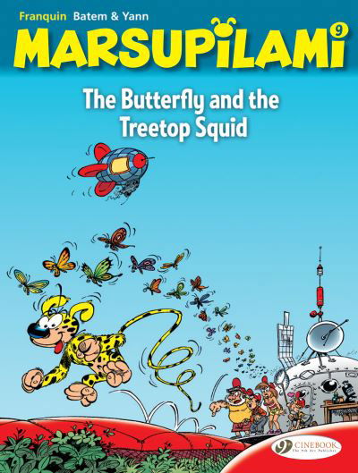 Cover for Andre Franquin · Marsupilami Vol. 9: The Butterfly and the Treetop Squid (Paperback Book) (2024)