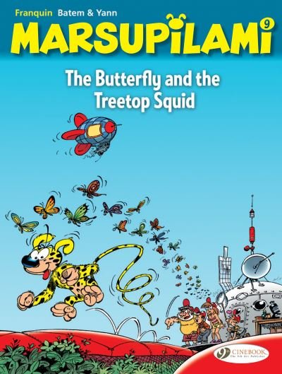 Cover for Franquin · Marsupilami Vol. 9: The Butterfly and the Treetop Squid (Paperback Book) (2024)