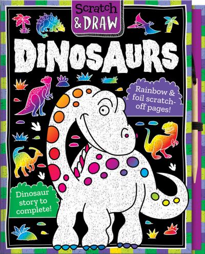 Cover for Nat Lambert · Scratch and Draw Dinosaurs (Hardcover Book) (2021)