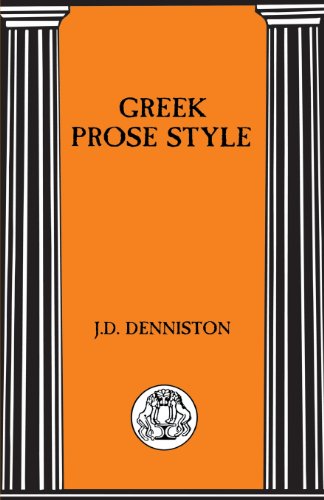 Cover for J.D. Denniston · Greek Prose Style - BCP Advanced Language S. (Paperback Book) [New edition] (1998)