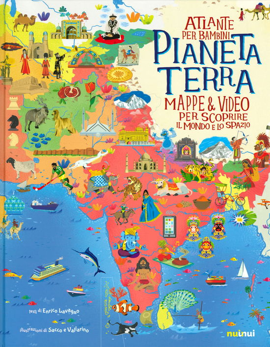 Cover for Enrico Lavagno · Pianeta Terra. Atlante Per Bambini. Mappe &amp; Video Per Scoprire Il Mondo E Lo Spazio. Ediz. A Colori. Con Poster (CD)