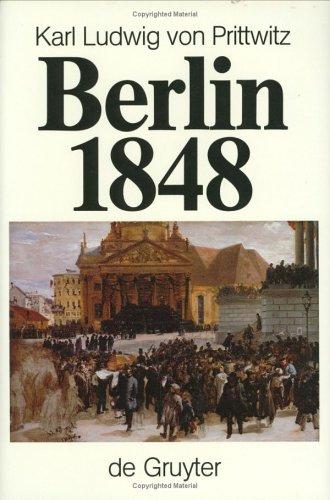 Cover for Bearbeitet Heinrich · Karl Ludwig Von Prittwitz, Berlin, 1848 (Hardcover bog) (1985)