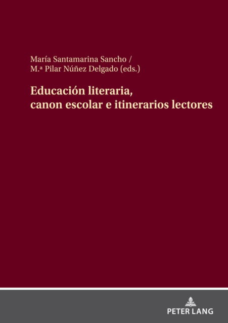 Cover for Educaci?n literaria, canon escolar e itinerarios lectores (Hardcover Book) (2024)