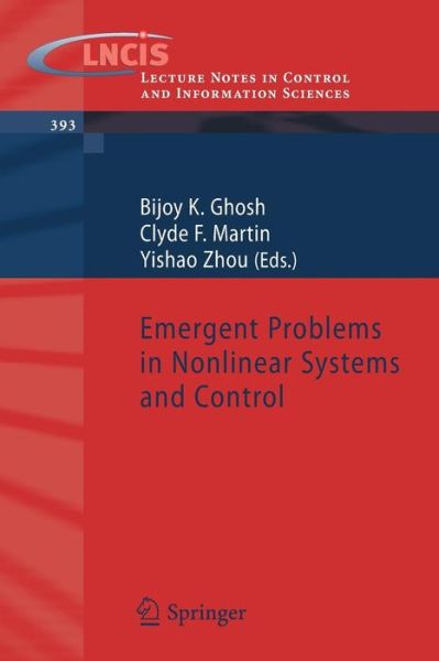 Cover for Bijoy K Ghosh · Emergent Problems in Nonlinear Systems and Control - Lecture Notes in Control and Information Sciences (Paperback Book) [2010 edition] (2009)