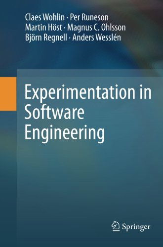 Cover for Claes Wohlin · Experimentation in Software Engineering (Paperback Book) (2014)