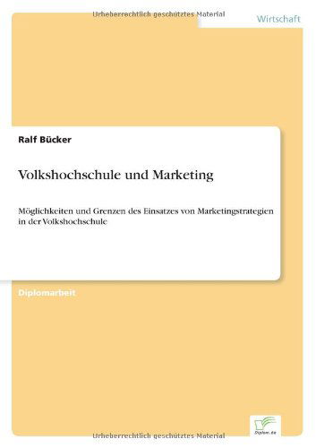 Cover for Ralf Bucker · Volkshochschule Und Marketing (Paperback Bog) [German edition] (2001)
