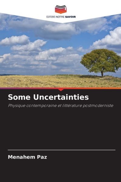 Cover for Menahem Paz · Some Uncertainties (Paperback Book) (2021)