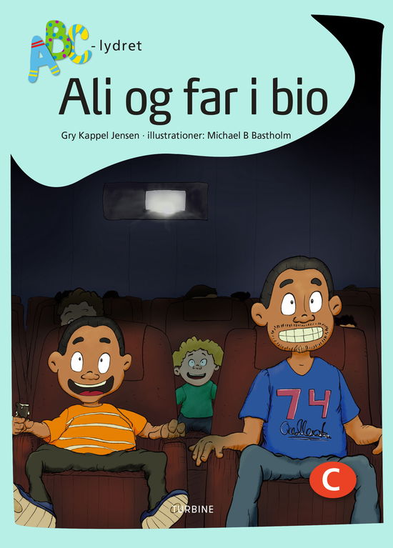 Cover for Gry Kappel Jensen · ABC-lydret: Ali og far i bio (Hardcover bog) [1. udgave] (2023)