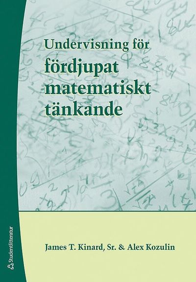 Cover for Alex Kozulin · Undervisning för fördjupat matematiskt tänkande (Book) (2012)