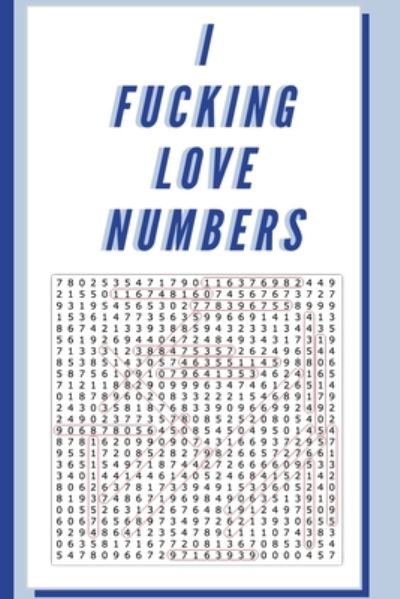 Cover for Garry Lynn · I Fucking Love Numbers (Paperback Book) (2020)