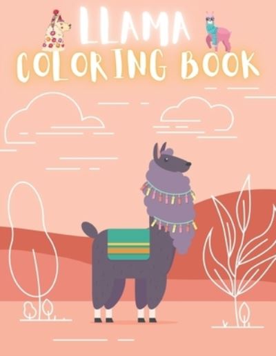 Cover for To The Point · Llama Coloring Book (Paperback Bog) (2020)