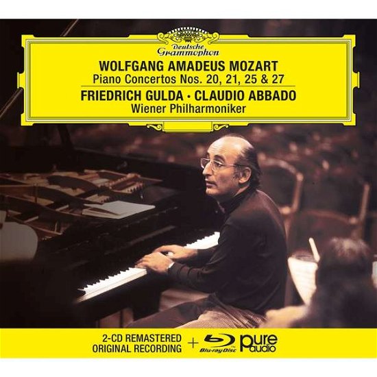 Cover for Gulda, Friedrich / Wiener Philharmoniker / Claudio Abbado · Mozart: Piano Concertos Nos.20, 21, 25 &amp; 27 (CD) (2020)