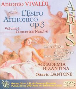 Cover for Accademia Bizantina / Dantone · L'Estro Armonico, Vo Arts Music Klassisk (DVD-Audio) (2003)