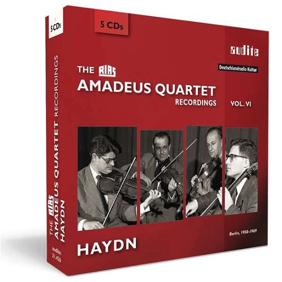 Rias Amadeus Quartet Haydn Recordings Vol 6 - Haydn / Amadeus Quartet - Muziek - AUDITE - 4022143214263 - 7 april 2017
