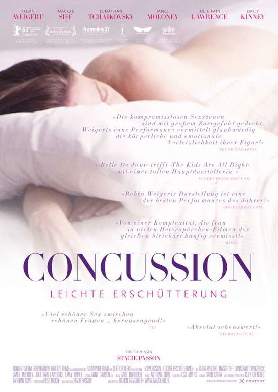 Cover for Concussion · Concussion - Leichte Erschütterung  (OmU) (DVD) (2014)