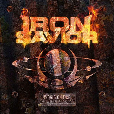 Cover for Iron Savior · Riding on Fire - the Noise Years 1997-2004 (6cd Clamshell Box) (CD) (2023)