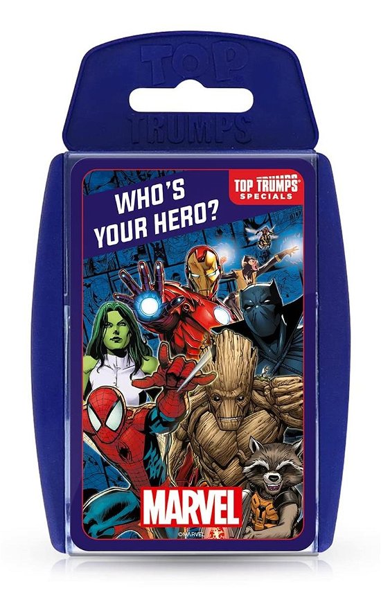 Cover for Top Trumps · Marvel Universe - Who's Your Hero? (Leksaker)
