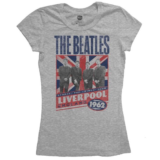 The Beatles Ladies T-Shirt: Liverpool England 1962 - The Beatles - Merchandise -  - 5055295361263 - 