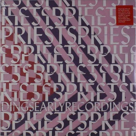 Cover for Priests · Early Recordings (LP) [Coloured edition] (2017)
