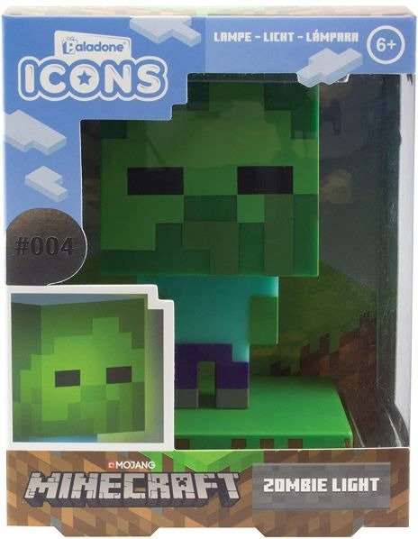 Cover for Minecraft · Minecraft - Zombie Icon Light Bdp (Homeware) (MERCH) (2020)