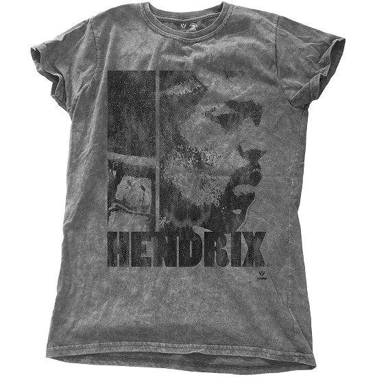 Cover for The Jimi Hendrix Experience · Jimi Hendrix Ladies T-Shirt: Let Me Live (Wash Collection) (T-shirt) [size S] [Grey - Ladies edition] (2017)