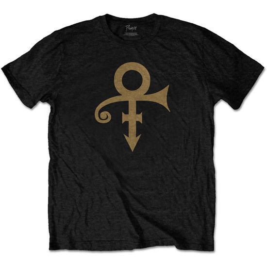 Prince Unisex T-Shirt: Symbol (Black) - Prince - Gadżety - Bravado - 5056170603263 - 9 czerwca 2017