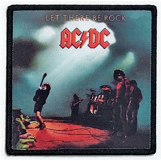 AC/DC Standard Printed Patch: Let There Be Rock - AC/DC - Marchandise -  - 5056368633263 - 