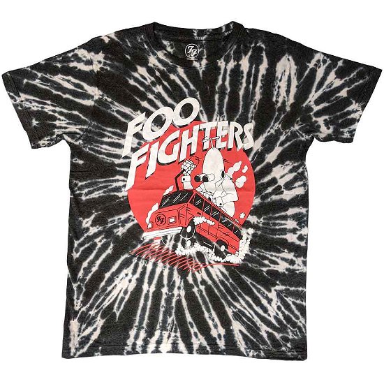 Foo Fighters Unisex T-Shirt: Speeding Bus (Wash Collection) - Foo Fighters - Merchandise -  - 5056561034263 - 