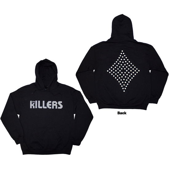 Cover for Killers - The · The Killers Unisex Pullover Hoodie: Tour '24 Dots Logo Diamond (Black) (Back Print &amp; Ex-Tour) (Hoodie) [size M] (2025)