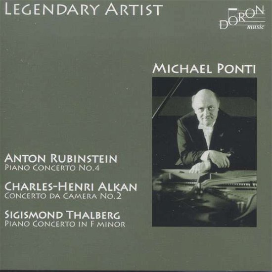Cover for Michael Ponti · Rubinstein - Piano Concerto N. 4 / Alkan - Concerto Da Camera (CD) (2016)