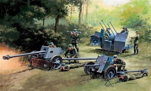 Cover for Italeri · Italeri - German Guns Set 1:72 (Spielzeug)