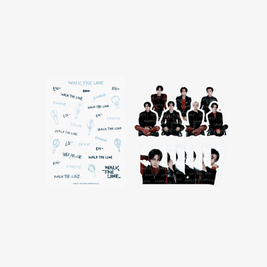 Walk The Line - World Tour - Sticker Set - ENHYPEN - Produtos - BELIFTLAB - 8800273722263 - 1 de outubro de 2024