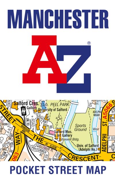 Manchester A-Z Pocket Street Map - A-Z Maps - Livres - HarperCollins Publishers - 9780008445263 - 15 avril 2021