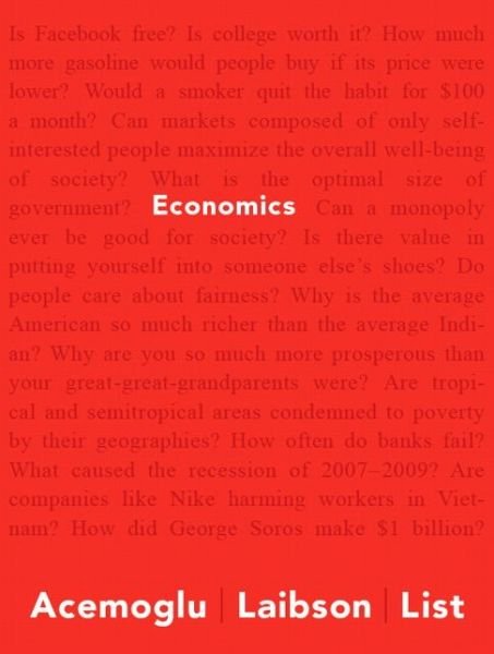 Economics Plus New Myeconlab W - Daron Acemoglu - Libros - END OF LINE CLEARANCE BOOK - 9780133578263 - 