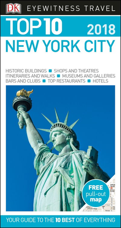 Cover for DK Travel · Top 10 New York City: 2018 - DK Eyewitness Travel Guide (Paperback Book) (2017)