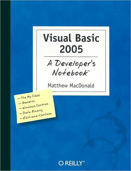 Cover for Matthew MacDonald · Visual Basic 2005 - A Developer's Notebook (Paperback Book) (2005)