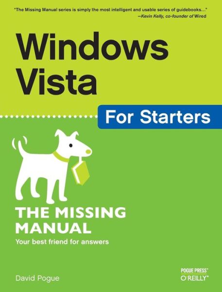 Cover for David Pogue · Windows Vista for Starters - Missing Manuals (Taschenbuch) (2007)